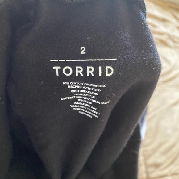 Torrid side stripe classic cotton leggings - Picture 5 of 6